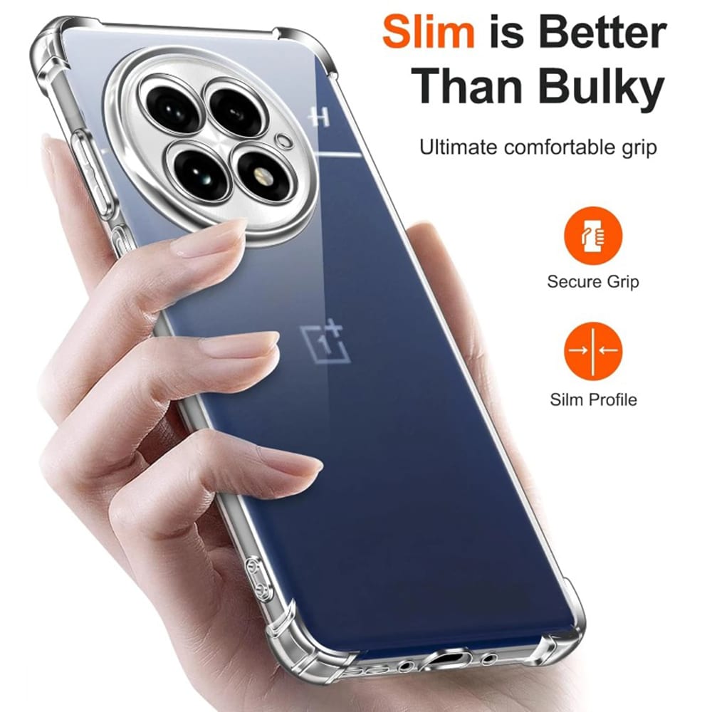 Techsuit - Shockproof Clear Silicone - Oneplus 13 - Διάφανο - Image 2