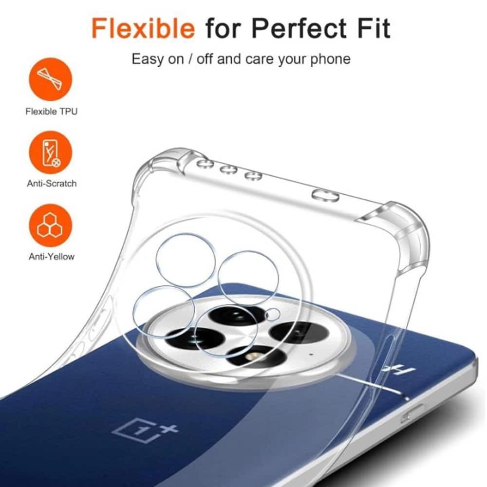 Techsuit - Shockproof Clear Silicone - Oneplus 13 - Διάφανο - Image 4