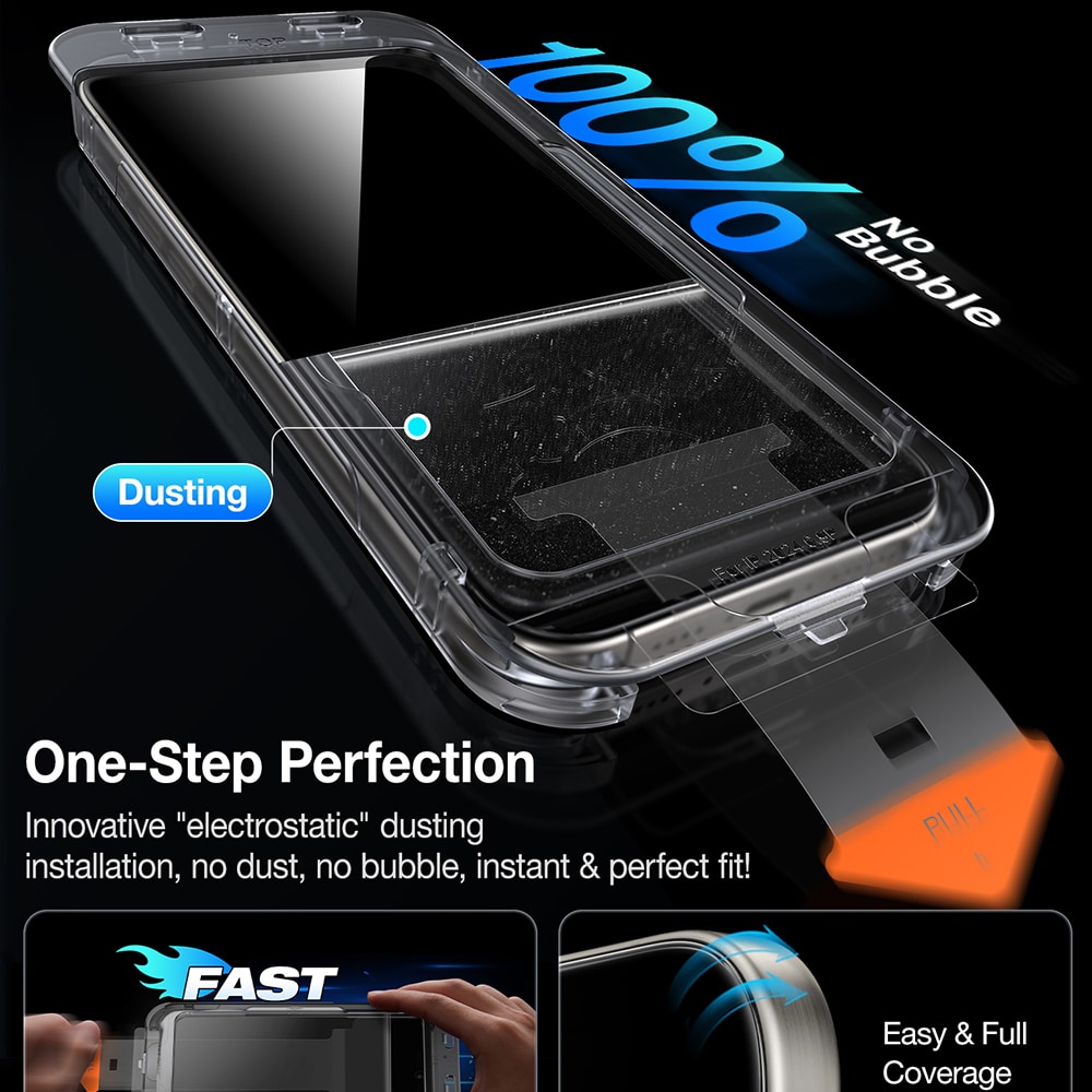 Torras - Glassgo Install Master Privacy - iPhone 16 Pro - Black - Image 4