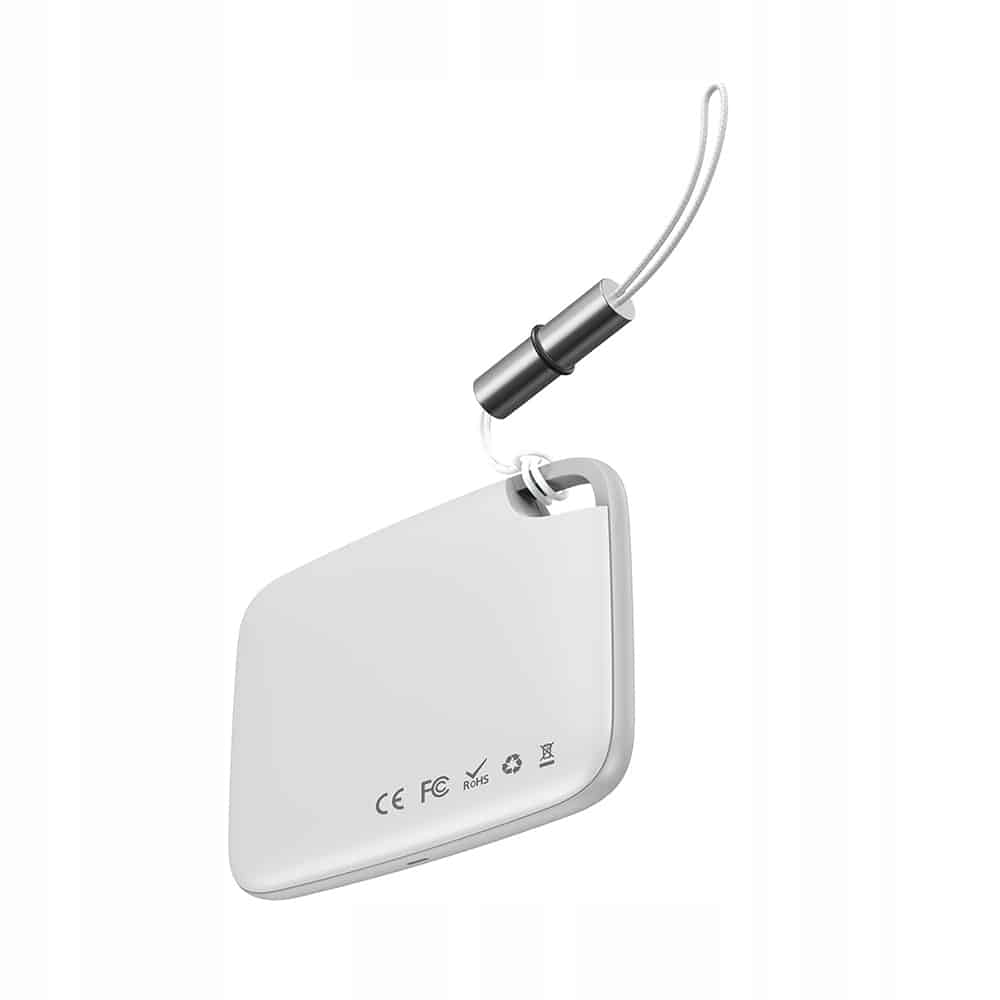 Baseus T2 keychain mini wireless key and other object finder white (ZLFDQT2-02) - Image 3