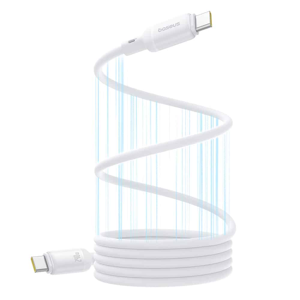 Καλώδιο USB-C σε USB-C Baseus PicoGo, 240W, 1m, Λευκό P10376800211-00 - Image 3