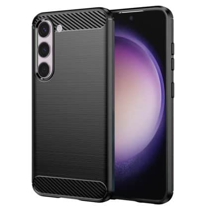 Techsuit Carbon Silicone - Samsung Galaxy S23 - Μαύρο