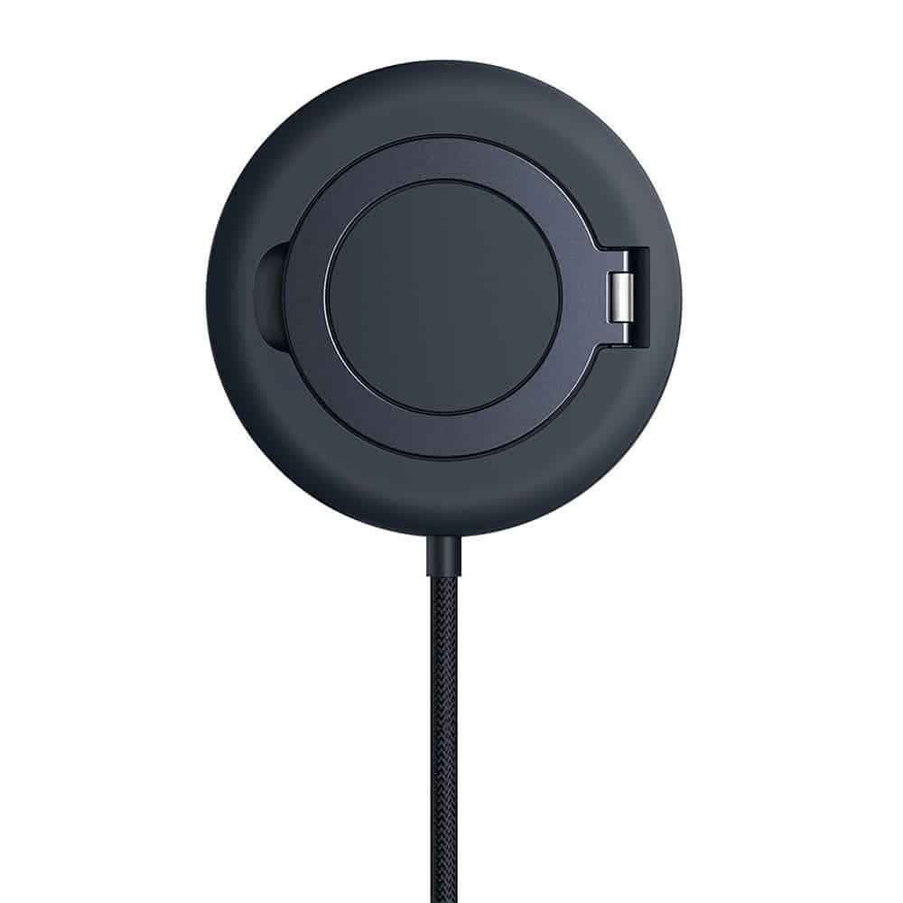 Baseus - Ασύρματος Μαγνητικός Φορτιστής Simple Mini4 (P10273300121-02) - Universal, με Βάση, USB-C, Qi2, 15W, 1m - Cosmic Black - Image 3