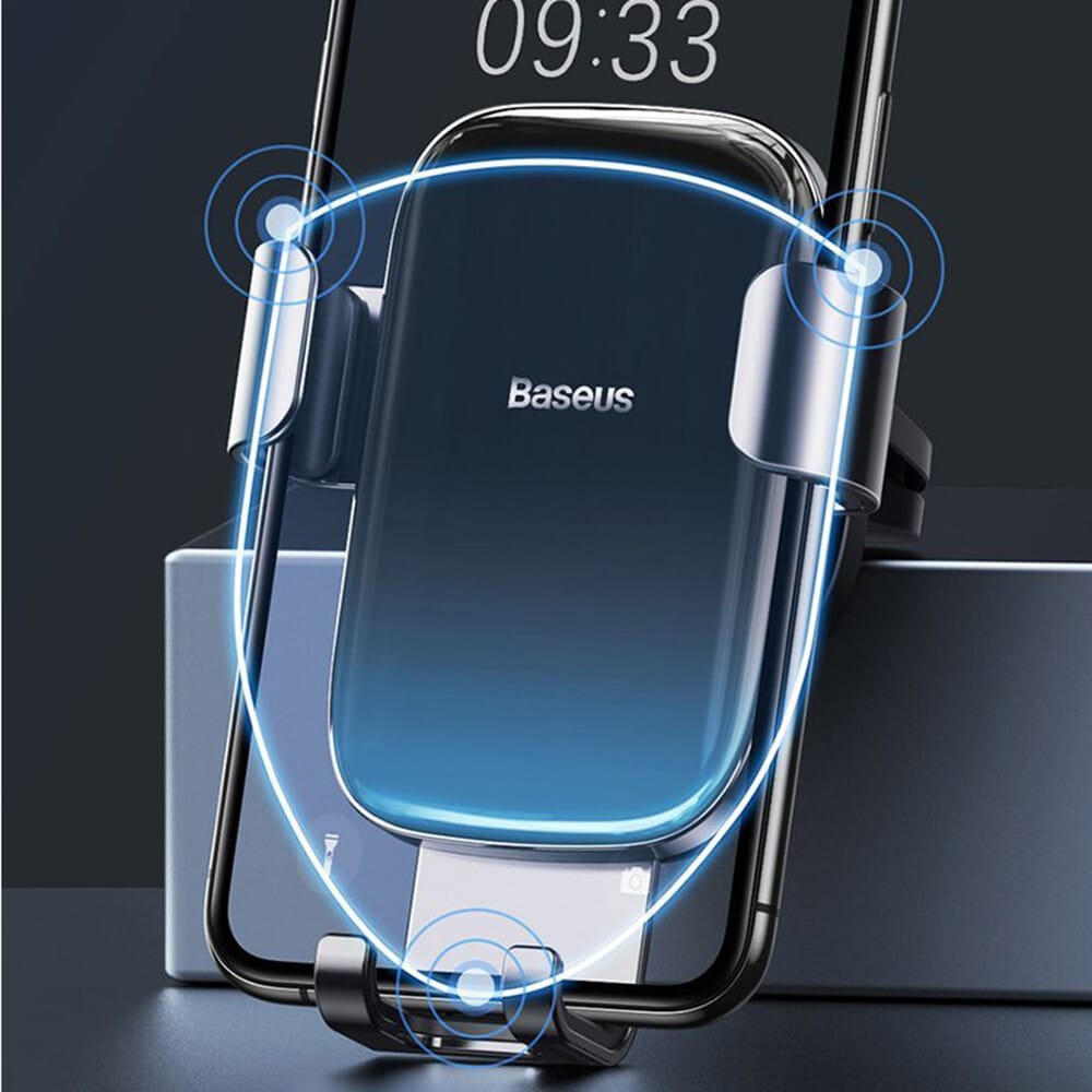 Baseus Glaze Gravity Car Mount black (SUYL-LG01) - Image 6