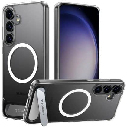 Torras Pstand - θήκη για Samsung Galaxy S25 Plus - Διάφανο