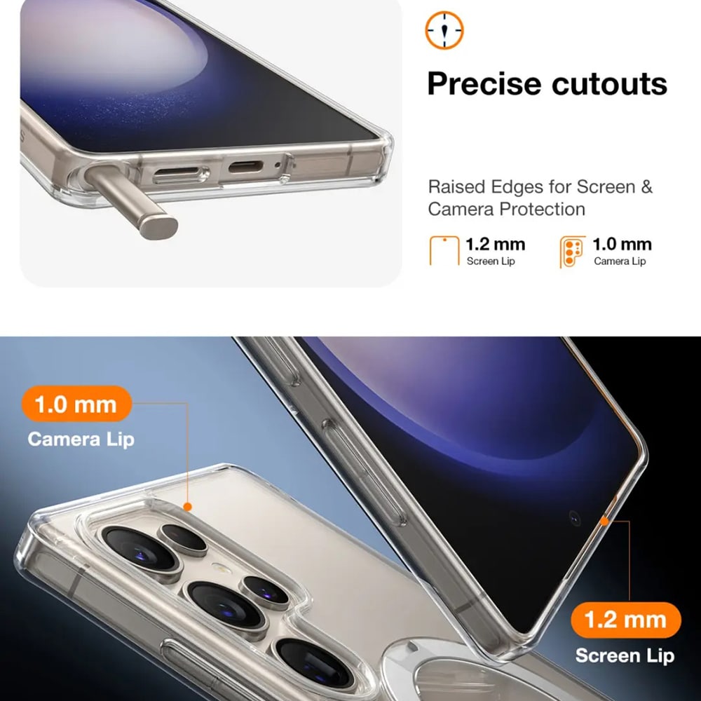 Torras Ostand Spin Series - θήκη για Samsung Galaxy S25 Ultra - Διάφανο - Image 7