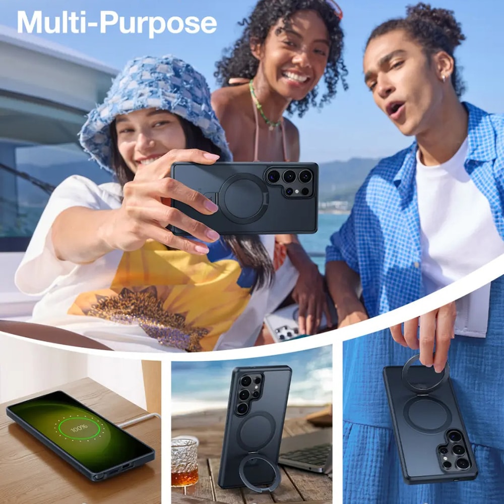 Torras Ostand Series - θήκη για Samsung Galaxy S25 Ultra - Μαύρο - Image 7
