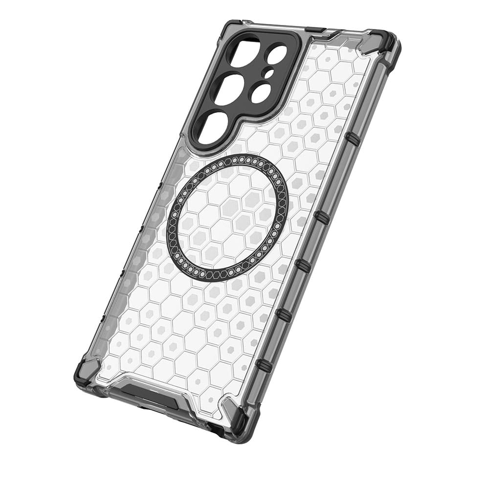 Techsuit HoneyComb Shield MagSafe - θήκη για Samsung Galaxy S24 Ultra - Λευκό - Image 4