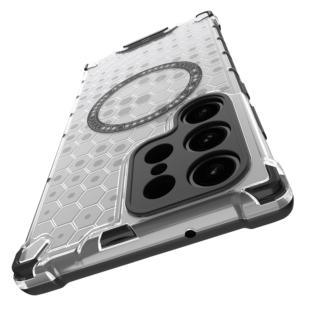 Techsuit HoneyComb Shield MagSafe - θήκη για Samsung Galaxy S24 Ultra - Λευκό - Image 5