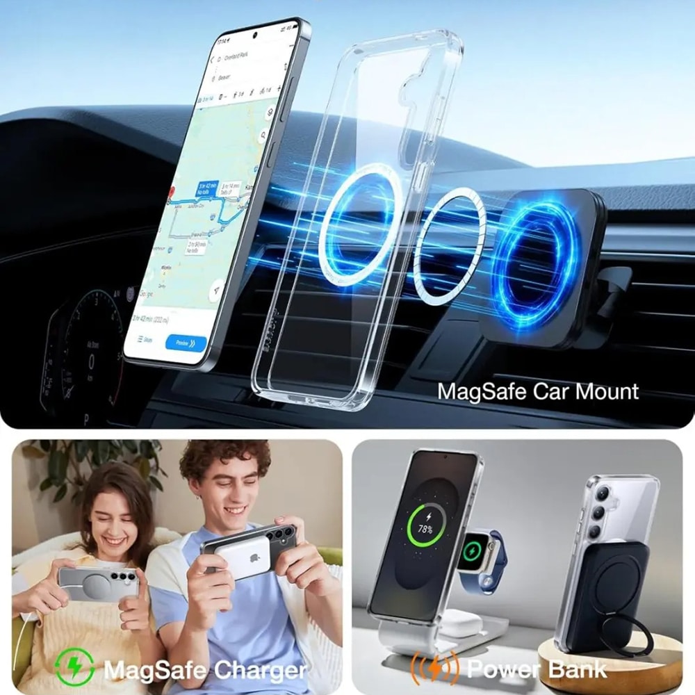 Torras Guardian Magnetic - θήκη για Samsung Galaxy S25 Ultra - Διάφανο - Image 6