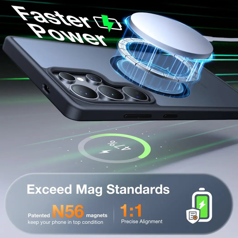 Torras Guardian Magnetic - θήκη για Samsung Galaxy S25 Ultra - Διάφανο - Image 4