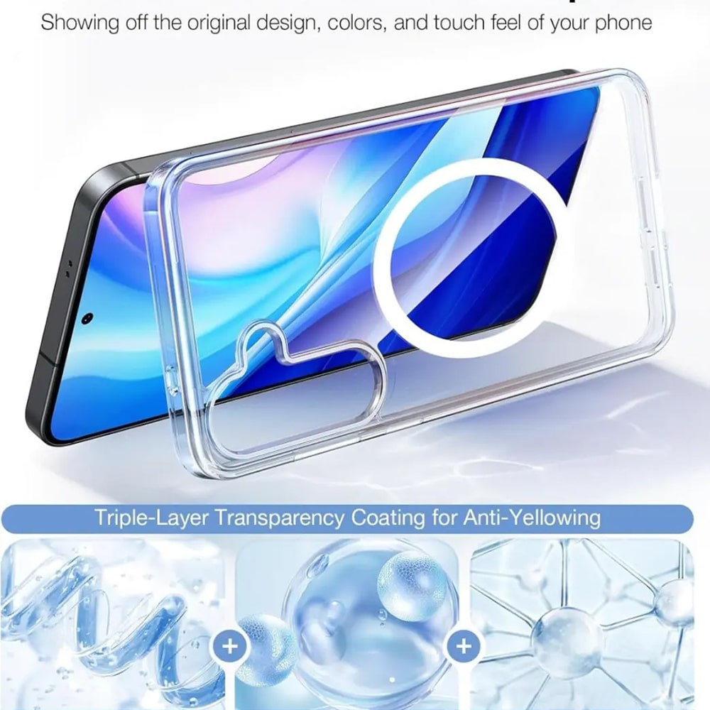 Torras Guardian Magnetic - θήκη για Samsung Galaxy S25 Plus - Διάφανο - Image 6
