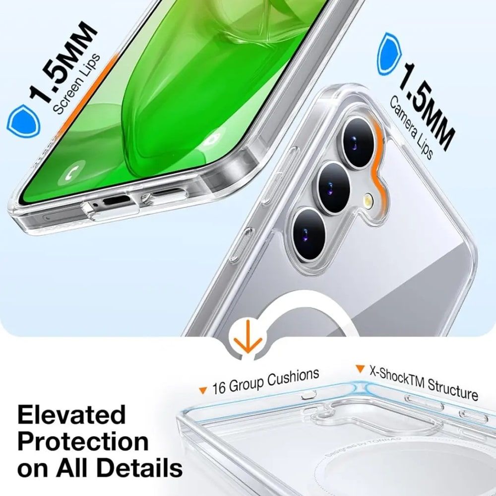 Torras Guardian Magnetic - θήκη για Samsung Galaxy S25 - Μαύρο - Image 5