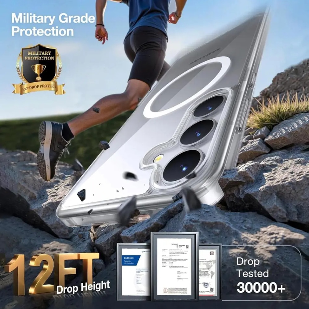 Torras Guardian Magnetic - θήκη για Samsung Galaxy S25 - Μαύρο - Image 7