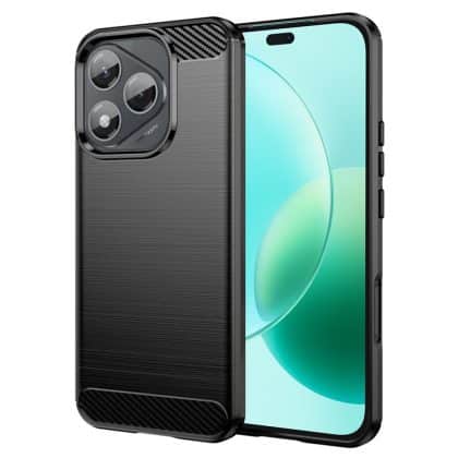 Techsuit Carbon Silicone - θήκη για Honor 400 Lite - Μαύρο
