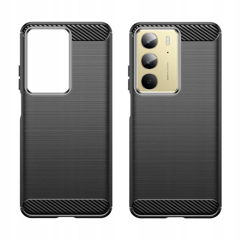 Techsuit Carbon Silicone - θήκη για Realme C75 / 14x - Μαύρο - Image 2