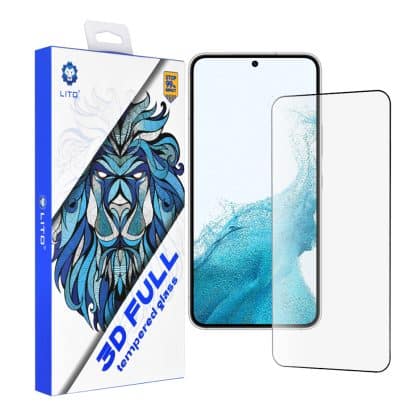 Lito - 3D Full Cover -Samsung Galaxy S22 5G / S23 - Μαύρο