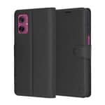 Techsuit - Leather Folio - Motorola Moto G55 - Μαύρο