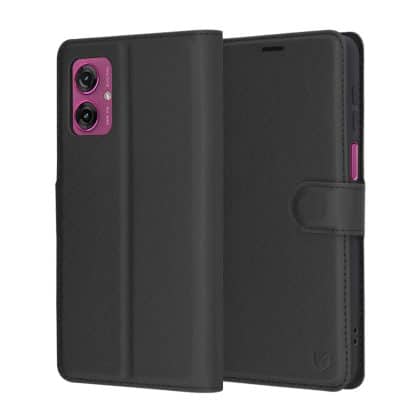 Techsuit - Leather Folio - Motorola Moto G55 - Μαύρο