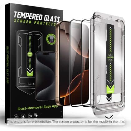 Techsuit - [fingerprint Unlock Compatible] Titanglass Crystalhd - Samsung Galaxy S25 Fe - Clear
