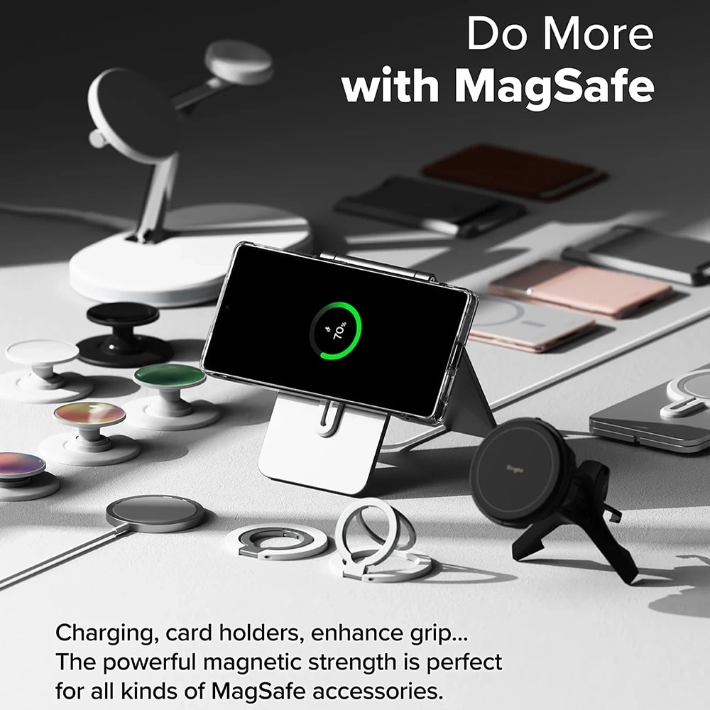 Ringke Fusion MagSafe - θήκη για Samsung Galaxy S25 Ultra - Διάφανο - Image 7