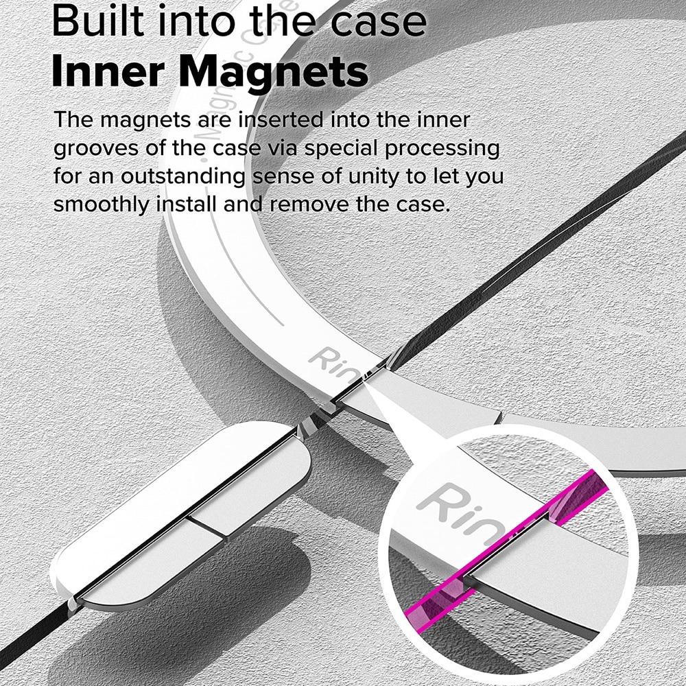 Ringke Fusion MagSafe - θήκη για Samsung Galaxy S25 Ultra - Διάφανο - Image 6