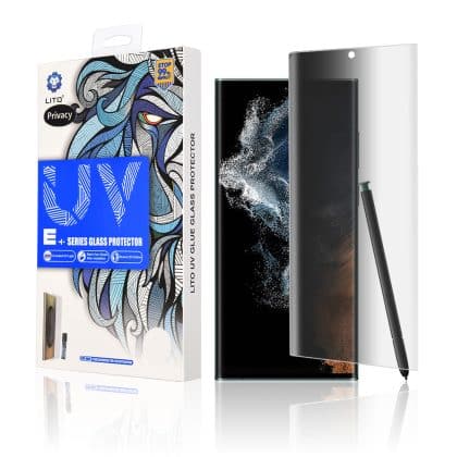 Lito - 3D UV Γυαλί - Samsung Galaxy S22 Ultra 5G - Privacy