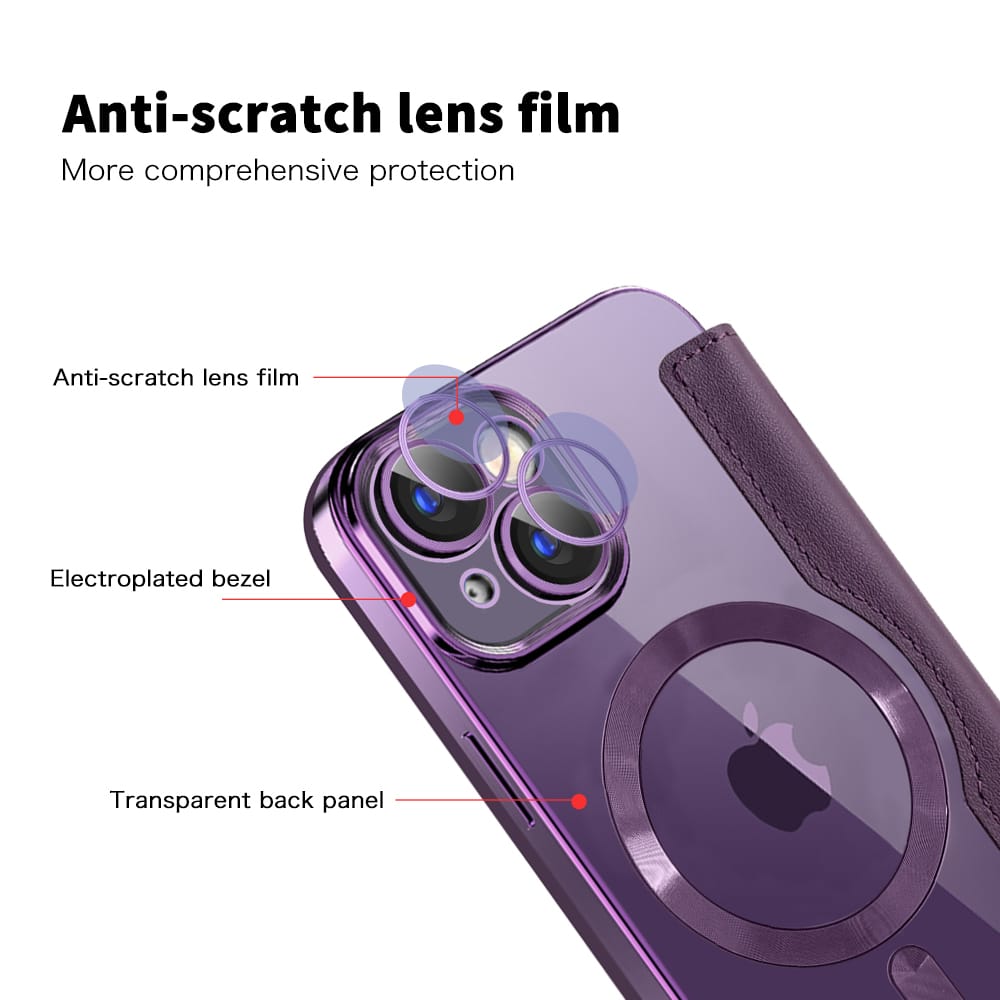 Techsuit SmartMag - θήκη για Apple iPhone 15 - Μωβ - Image 3