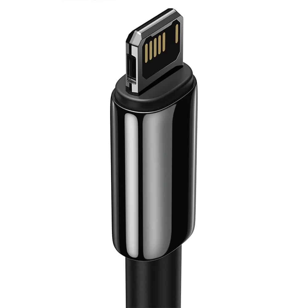Baseus Tungsten USB - Lightning cable 2.4 A 2 m black (CALWJ-A01) - Image 6