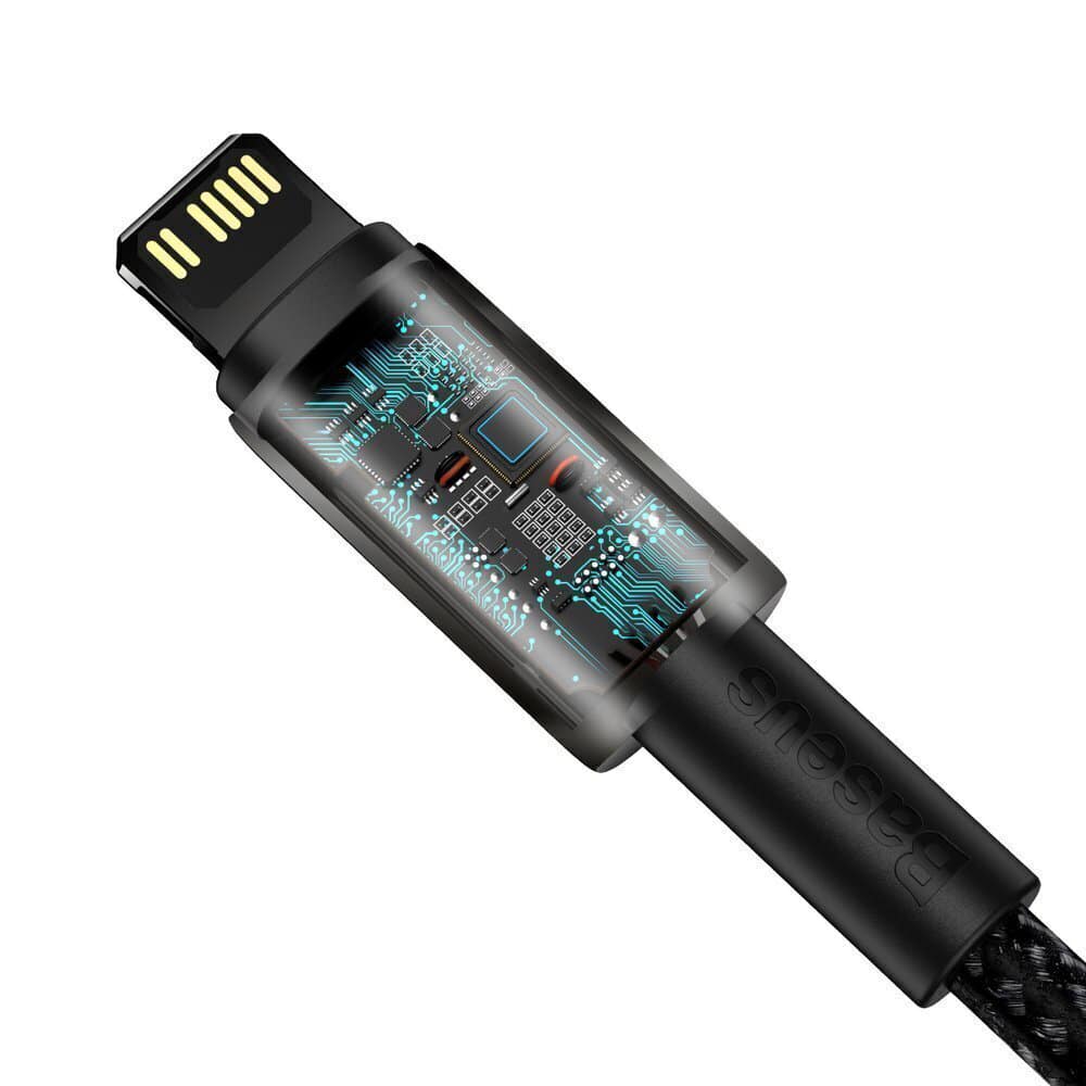 Baseus - Καλώδιο Δεδομένων Tungsten Gold (catlwj-A01) - Type-C Σε Lightning, 20w, 2m - Μαύρο - Image 6
