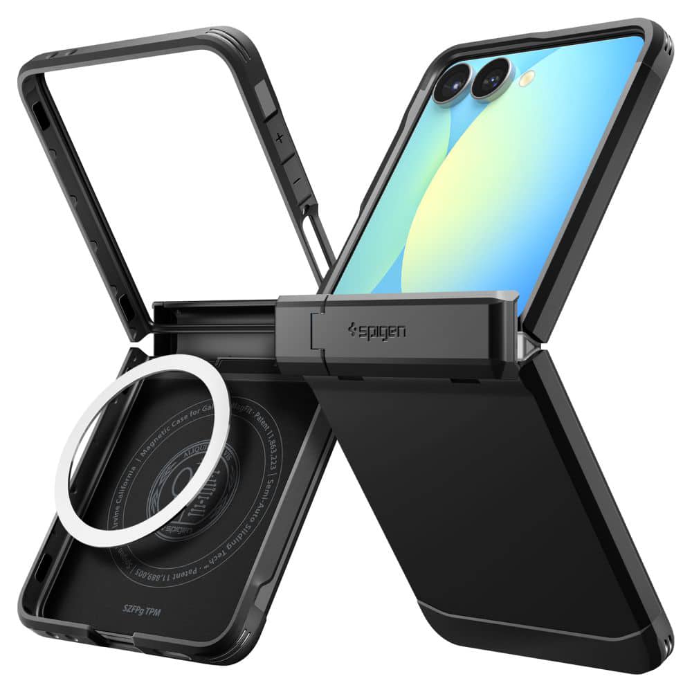 Spigen Tough Armor Pro - θήκη για Samsung Galaxy Z Flip7 - Μαύρο - Image 2