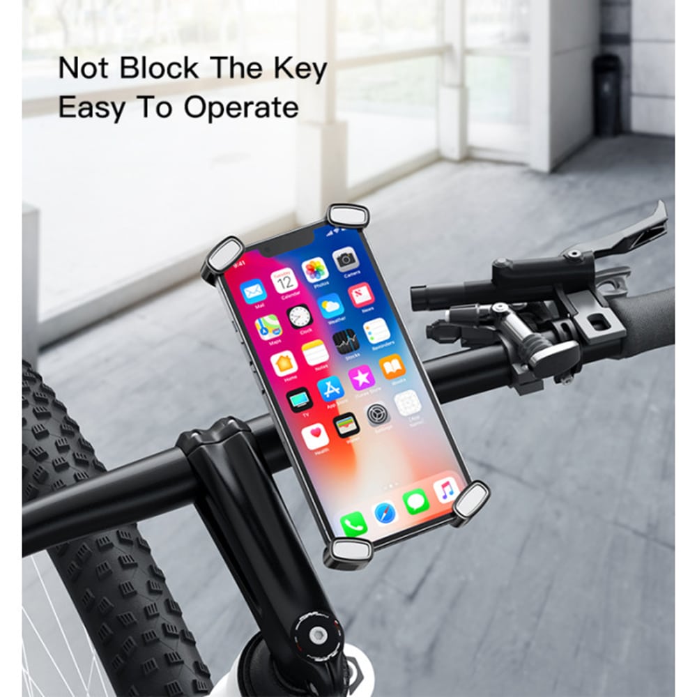Yesido - Bike Holder (c191) - For Bicycle/motocycle, Multi-Angle Adjustment, 4.5-6.8" - Black - Image 2