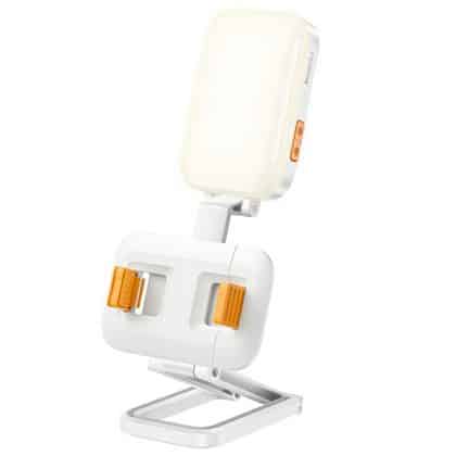 Yesido - Desk Phone Holder (dh10) - With Beauty Refill Light, Adjustable, 1000mah, 4.7-7" - White