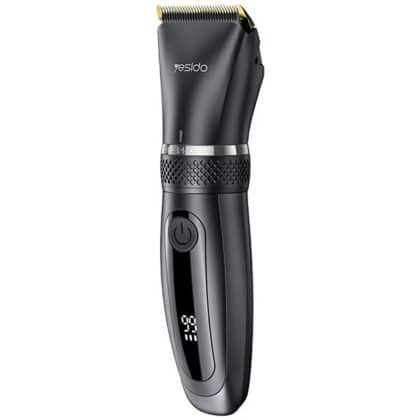 Yesido - Hair Clipper (mg06) - Usb, 1200mah, Ipx5 Waterproof, Power Display, 5 Stages Length - Black