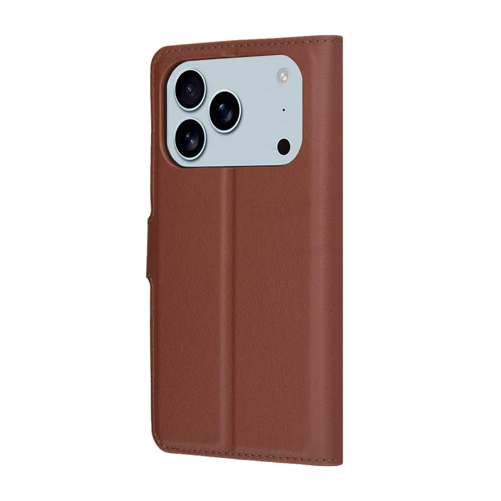 Techsuit Leather Folio - θήκη για Apple iPhone 17 Pro - Καφέ - Image 5