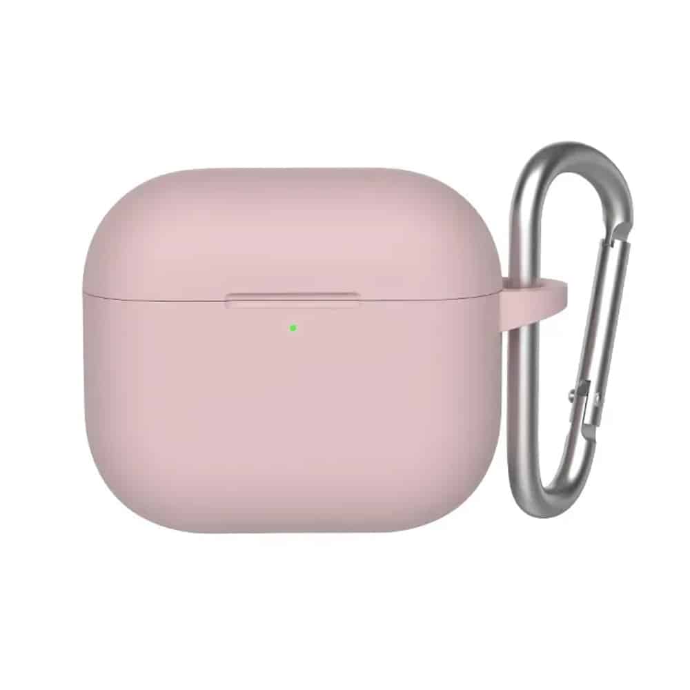 Blueo - Θήκη προστασίας από υγρή σιλικόνη - για AirPods 4 - Ροζ της Άμμου - Image 2