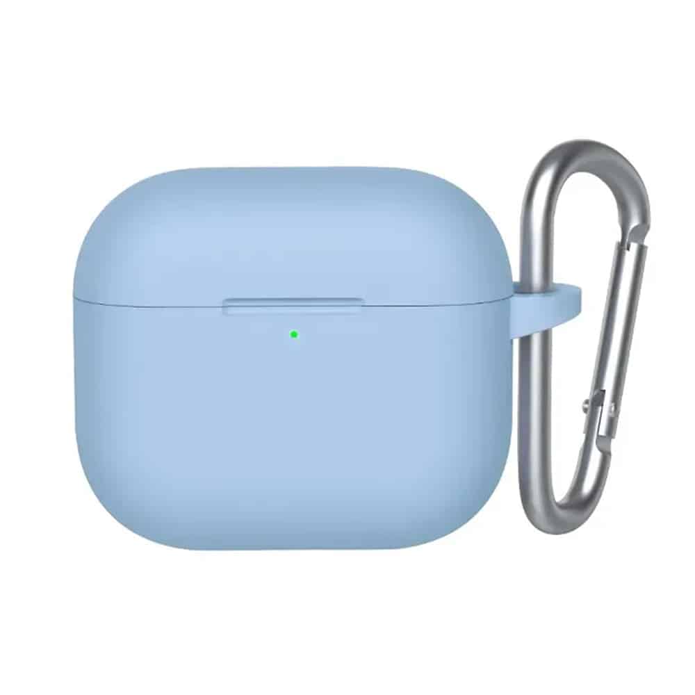 Blueo - Θήκη προστασίας από υγρή σιλικόνη - για AirPods 4 - Γαλάζιο - Image 2