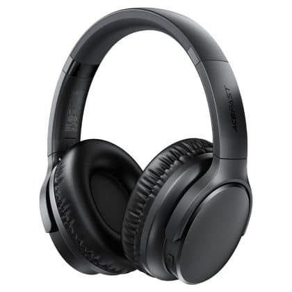 Acefast - Wireless Headset (h10) - Bluetooth 5.4, Gaming/bass Boost Mode, Hi-Fi Drivers, 500mah, 60hrs Playback - Black