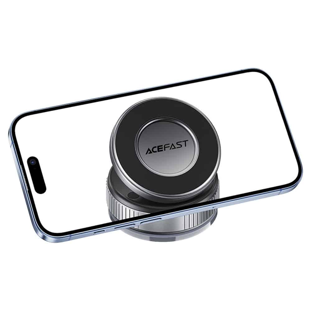 Acefast- Car Holder (e27) - Magnetic Grip, N52, For Dashboard, Multi-Angle Adjustment - Gray - Image 3