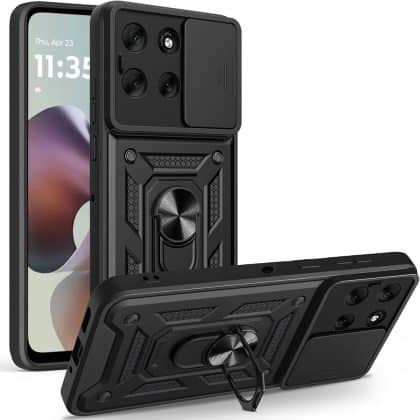 Techsuit CamShield Series - θήκη για Motorola Moto G56 - Μαύρο