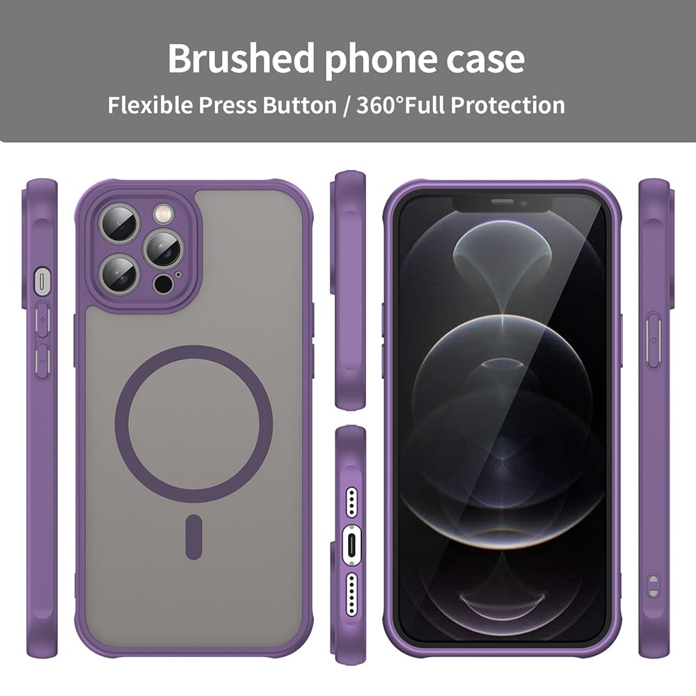 Techsuit HaloFrost II MagSafe - θήκη για Apple iPhone 11 Pro - Μωβ - Image 6