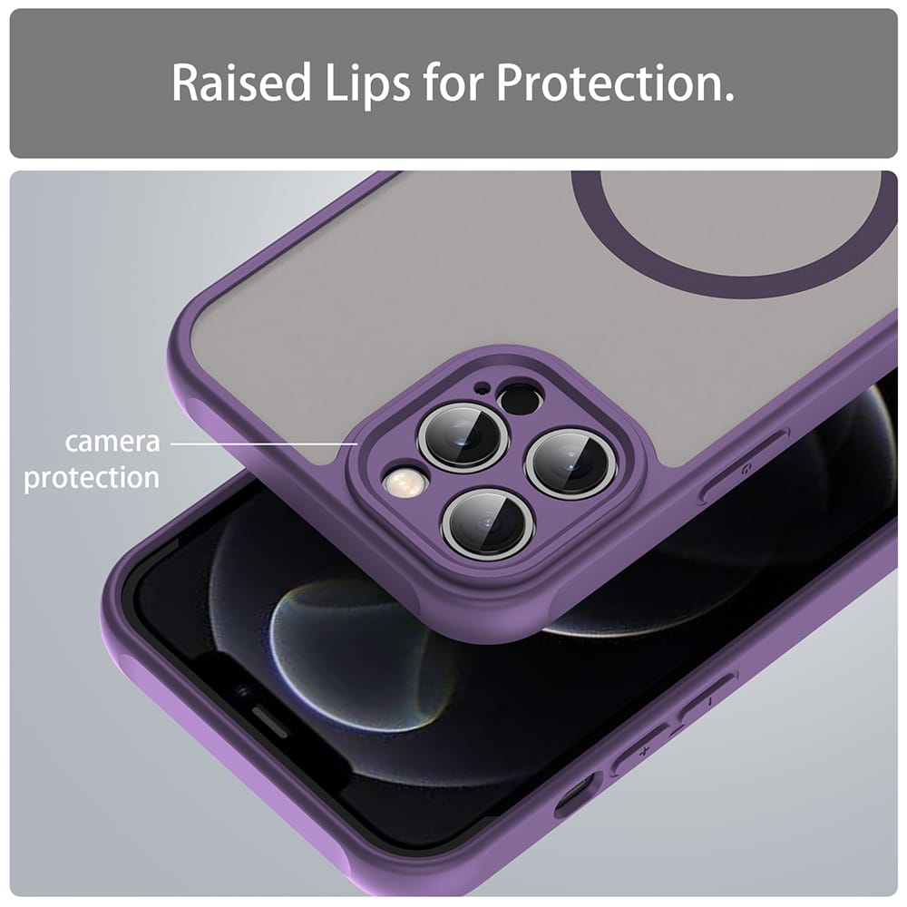 Techsuit HaloFrost II MagSafe - θήκη για Apple iPhone 11 Pro - Μωβ - Image 5