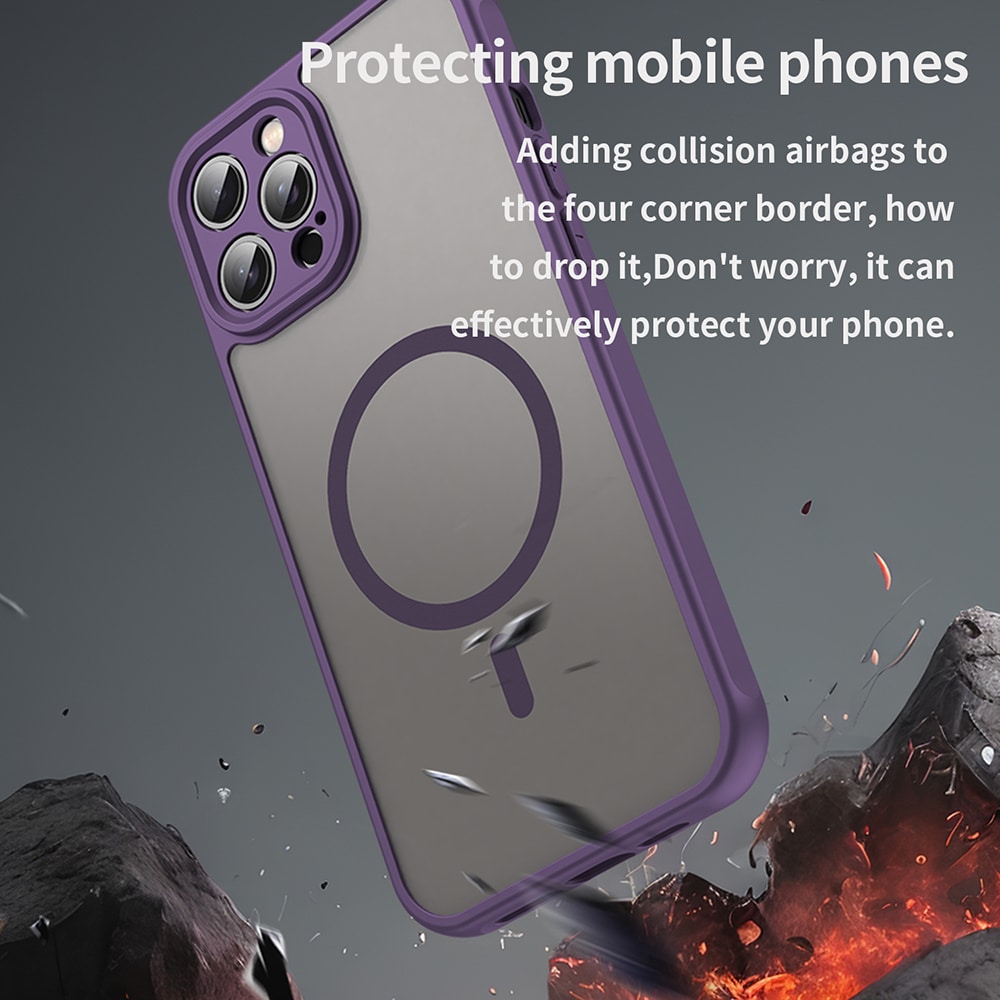 Techsuit HaloFrost II MagSafe - θήκη για Apple iPhone 11 Pro - Μωβ - Image 3