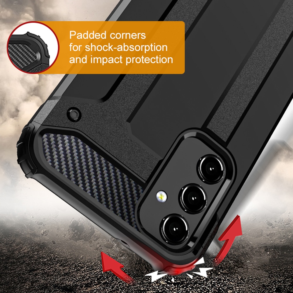 Techsuit Hybrid Armor - θήκη για Samsung Galaxy S24 FE - Μαύρο - Image 3