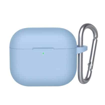 Blueo - Θήκη προστασίας από υγρή σιλικόνη - για AirPods 3 - Γαλάζιο