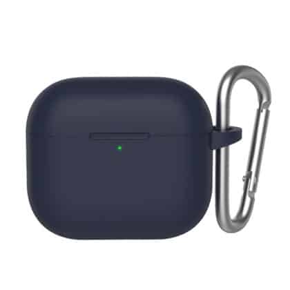 Blueo - Θήκη προστασίας από υγρή σιλικόνη - για AirPods 3 - Μπλε σκούρο