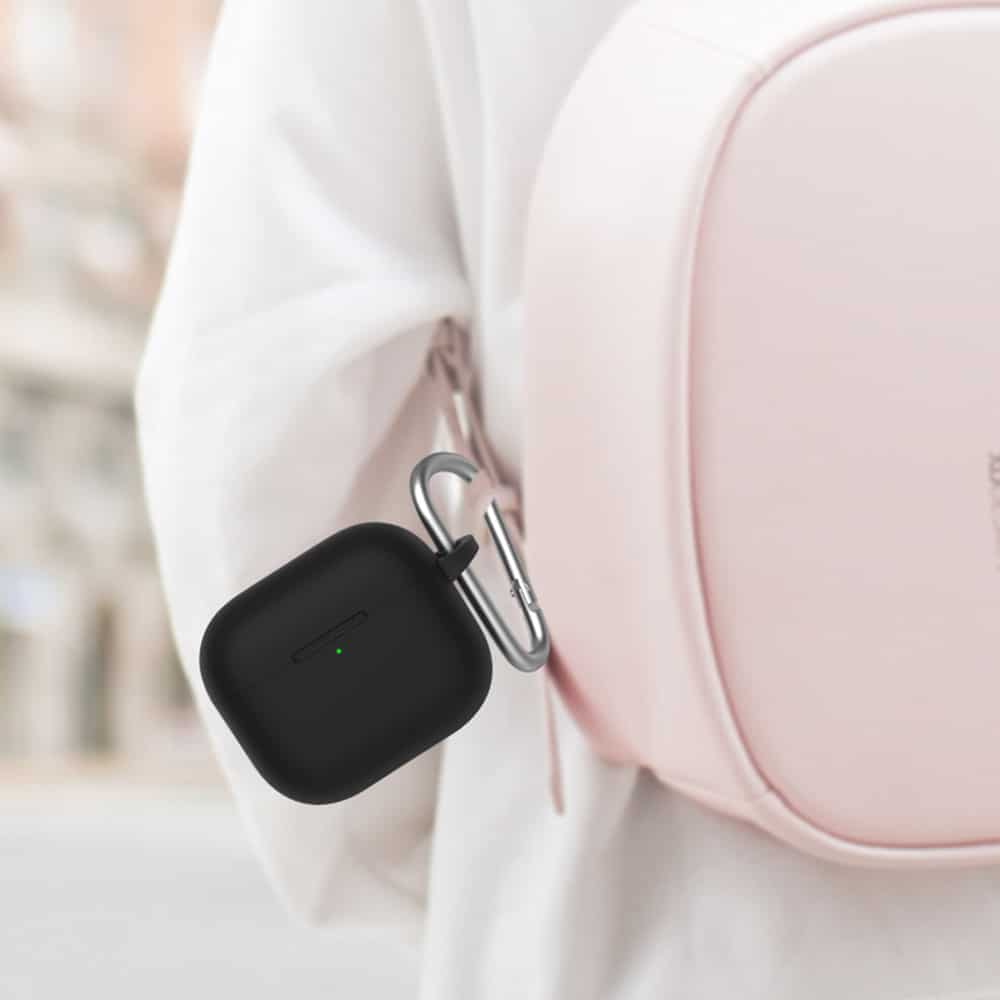 Blueo - Θήκη προστασίας από υγρή σιλικόνη - για AirPods 3 - Ροζ της Άμμου - Image 4