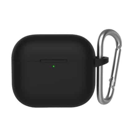 Blueo - Θήκη προστασίας από υγρή σιλικόνη - για AirPods 3 - Μαύρη