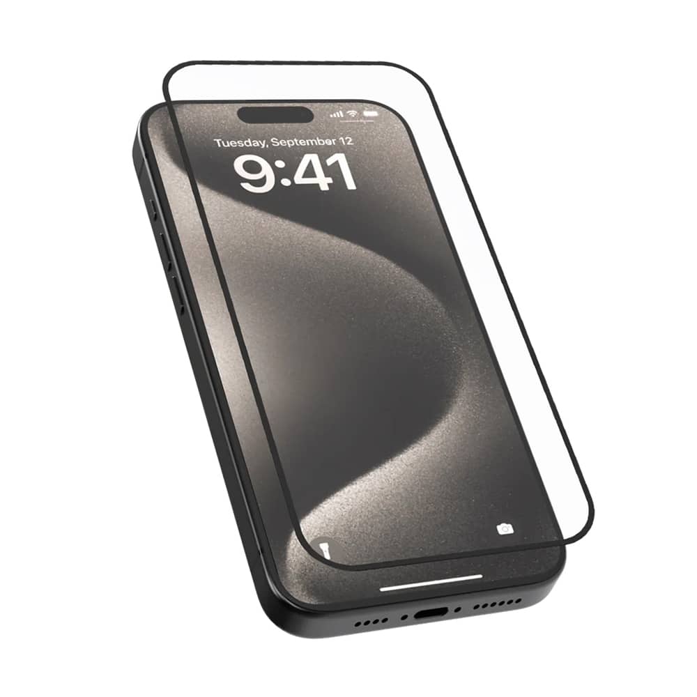 Blueo - Γυαλί 2.5D Silk HD (συσκευασία των 5) - iPhone 12 Pro - Μαύρο - Image 4