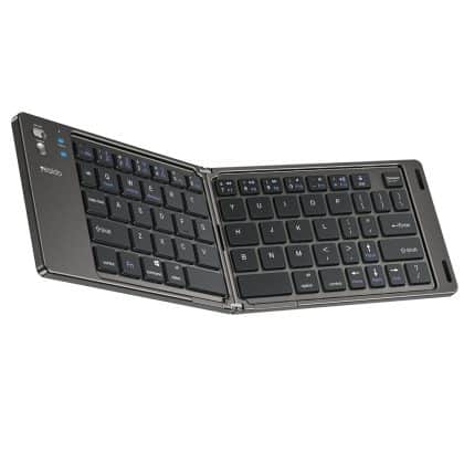 Yesido - Foldable Keyboard (kb27) - Type-C, 150mah, Bluetooth 5.0, Compact Design, Ultra-Thin - Black